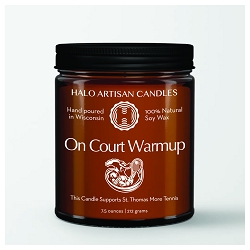 St. Thomas More Fundraiser Custom Candle - On Court Warmup